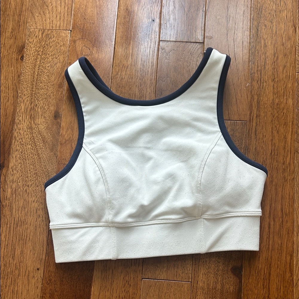 White Sports bra Tank